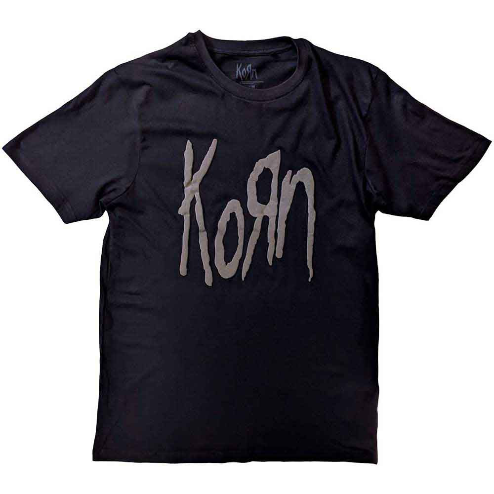 Korn - Logo Hi-Build (Black) Large [T-Shirt]