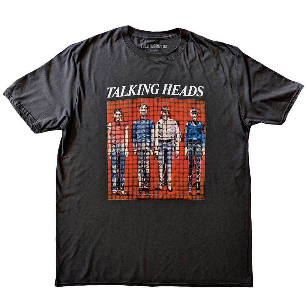 Talking Heads - Pixel Portrait (Charcoal) Xxl [T-Shirt]