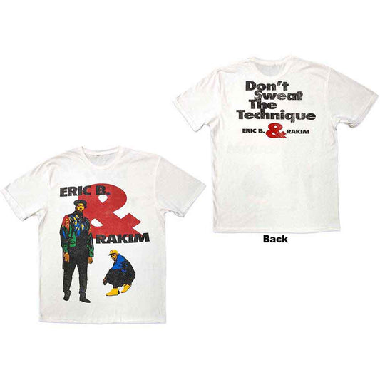 Eric B and Rakim - Don't Sweat (White) Large [T-Shirt]