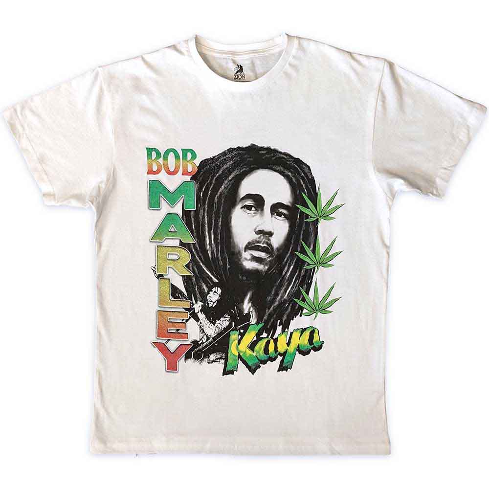 Marley, Bob - Kaya Illustration (White) Large [T-Shirt]