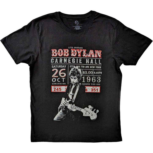 Dylan, Bob - Carnegie Hall '63 (Black) Medium [T-Shirt]