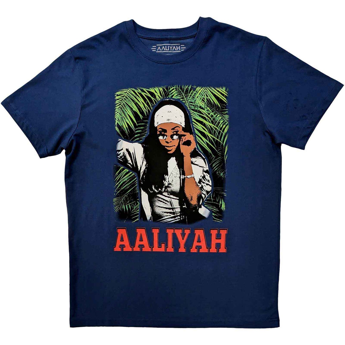 Aaliyah - Foliage (Denim Blue) Small [T-Shirt]