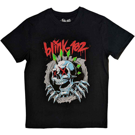 Blink-182 - Six Arrow Skull (Black) Medium [T-Shirt]