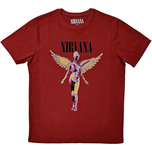 Nirvana - In Utero (Red) Large [T-Shirt]