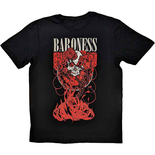 Baroness - Fleur Skull (Black) Medium [T-Shirt]
