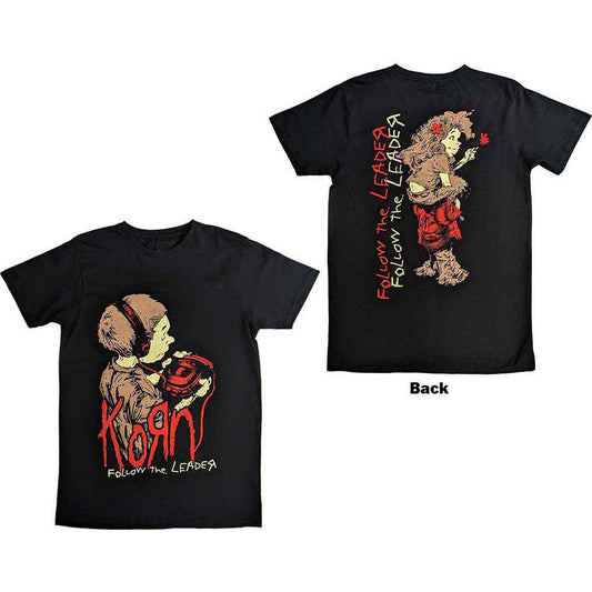 Korn - Follow The Leader (Black) Small [T-Shirt]
