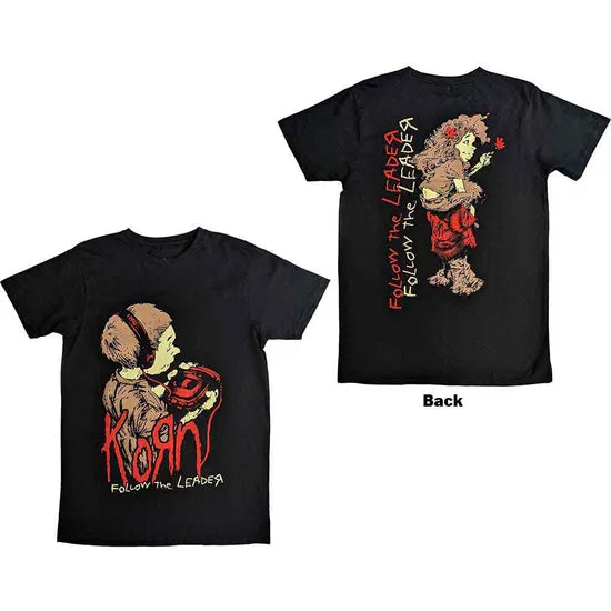Korn - Follow The Leader (Black) Large [T-Shirt]