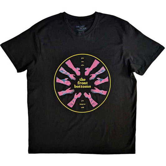 Front Bottoms - Circle Hands (Black) Small [T-Shirt]