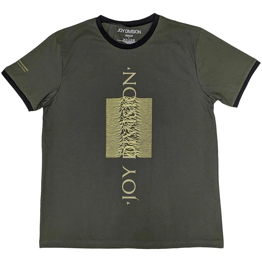 Joy Division - Blended Pulse Ringer (Green) Small [T-Shirt]