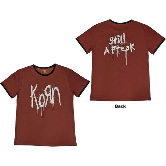 Korn - Logo Ringer (Red) Bp Small [T-Shirt]