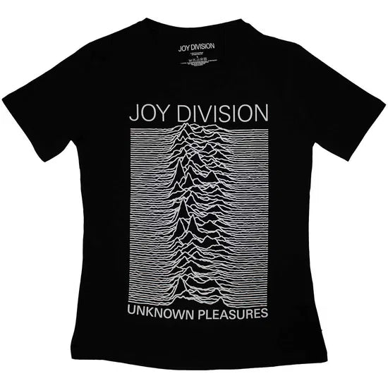 Joy Division - Unknown Pleasures (Black) Ladies Small [T-Shirt]