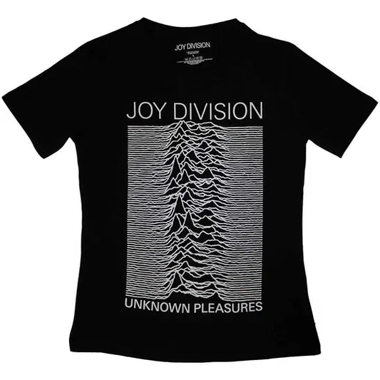 Joy Division - Unknown Pleasures (Black) Ladies Medium [T-Shirt]