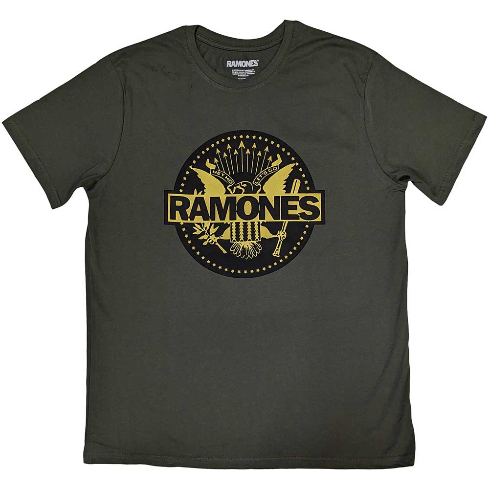 Ramones - Gold Seal (Green) Xxl [T-Shirt]