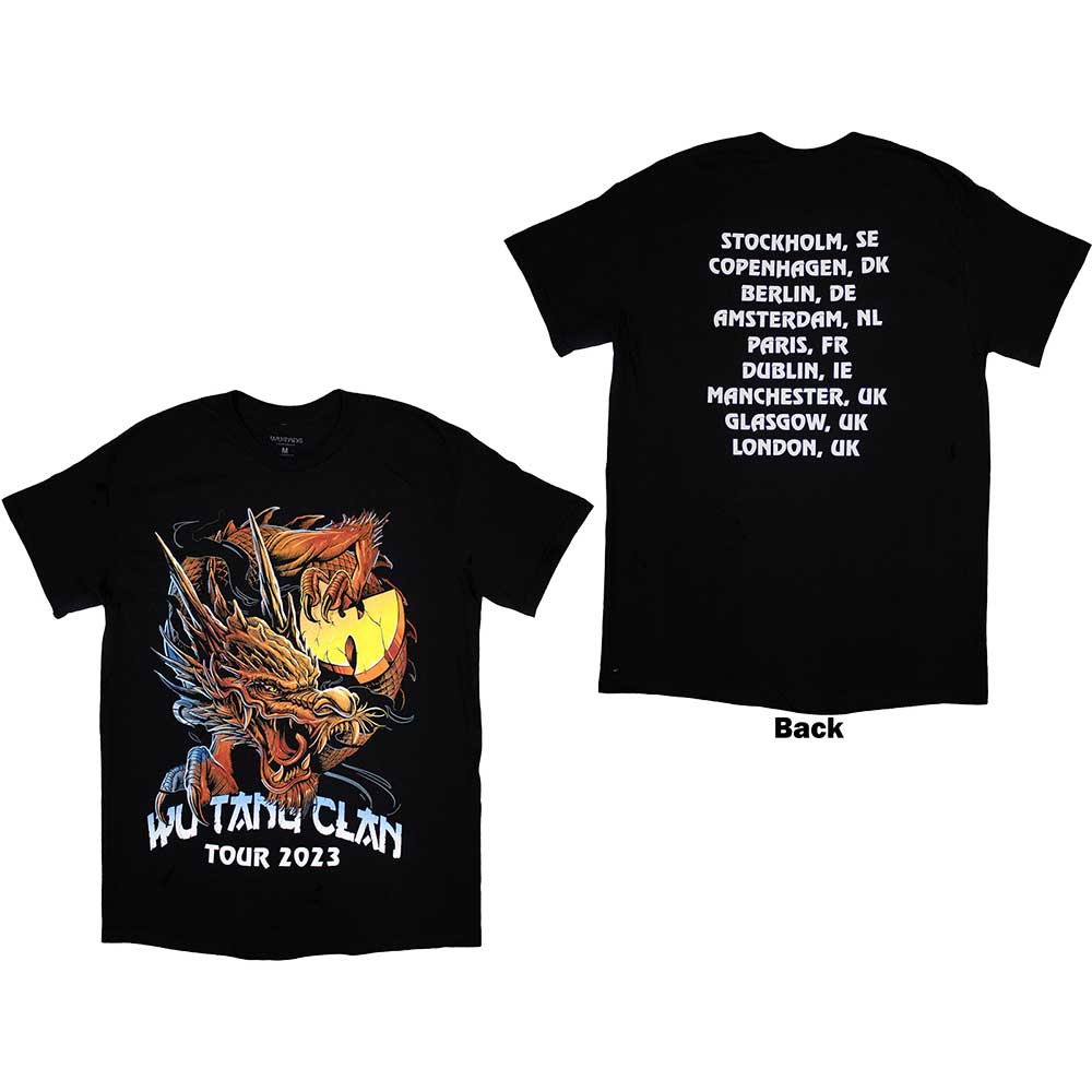 Wu-Tang Clan - Tour '23 Dragon (Black) Large [T-Shirt]