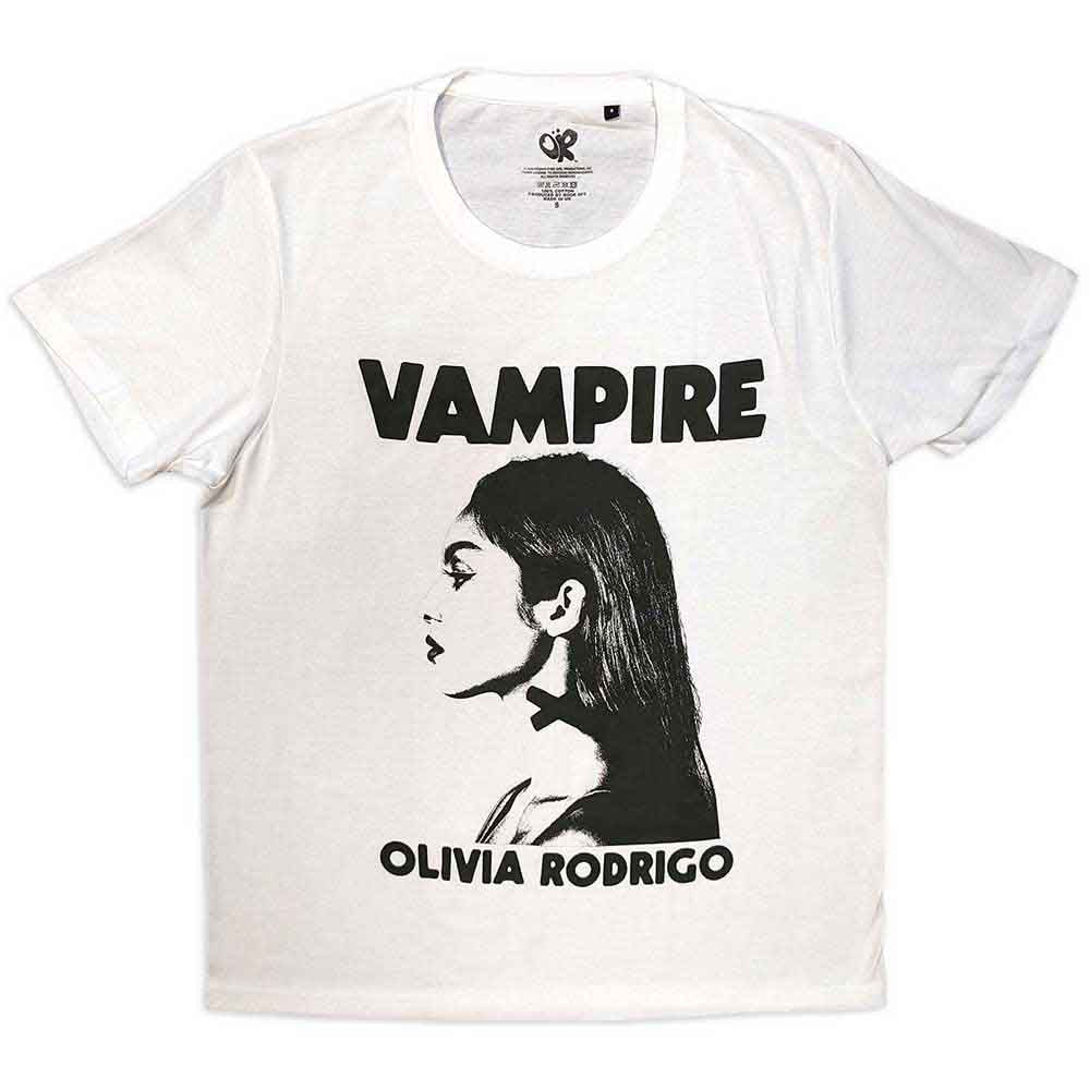 Rodrigo, Olivia - Vampire (White) Medium [T-Shirt]