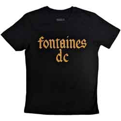Fontaines D.C. - Gothic Logo (Black) XXL [T-Shirt]