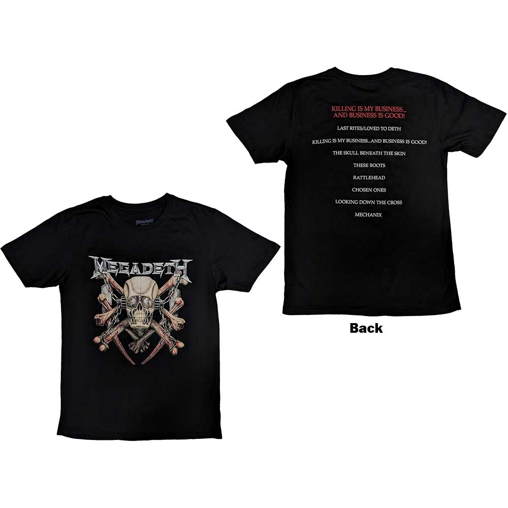 Megadeth - Killing Biz Back Print (Black) Small [T-Shirt]