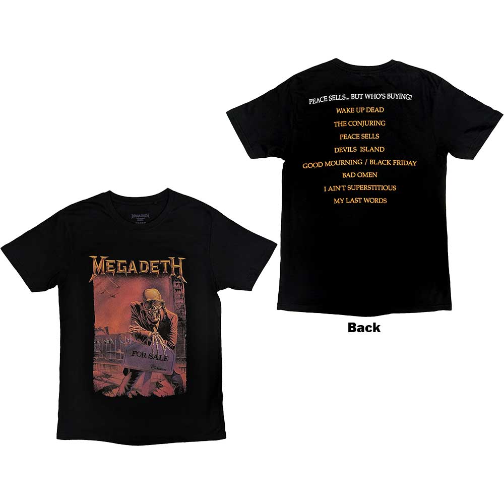 Megadeth - Peace Sells Album Cover (Black) Large [T-Shirt]