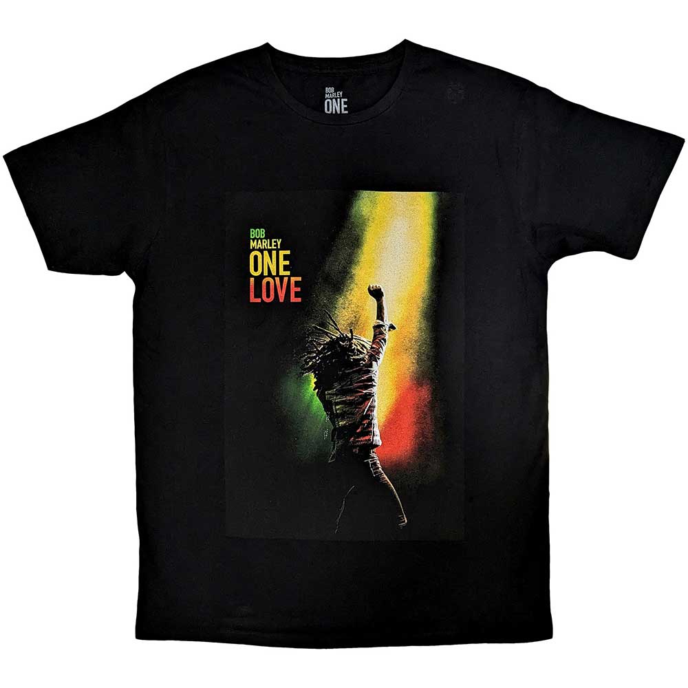Marley, Bob - One Love Movie Poster (Black) Medium [T-Shirt]