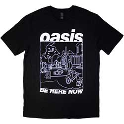 Oasis - Be Here Now Line Drawing (Black) Small [T-Shirt]