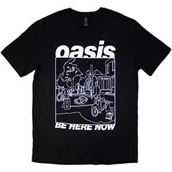 Oasis - Be Here Now Line Drawing (Black) XL [T-Shirt]