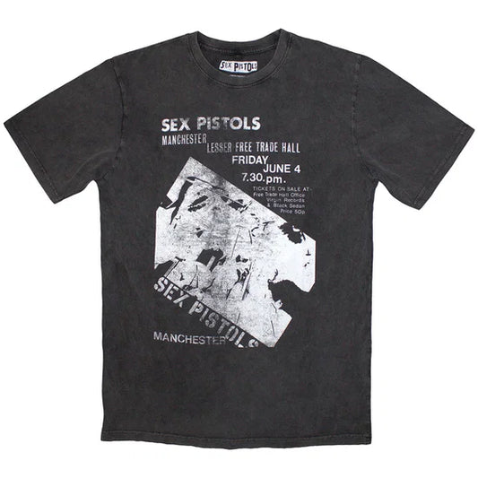 Sex Pistols - Flyer Stonewash (Charcoal) XXL [T-Shirt]