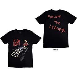 Korn - Follow The Leader Hopscotch (Black) Smal [T-Shirt]