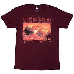 Alice In Chains - Dirt Orange (Maroon) Small [T-Shirt]