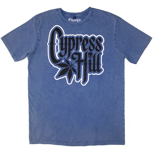 Cypress Hill - Logo Stonewash (Denim Blue) Large [T-Shirt]