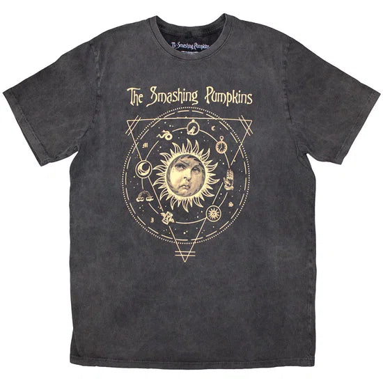 Smashing Pumpkins - Sun Stonewash (Charcoal) Medium [T-Shirt]