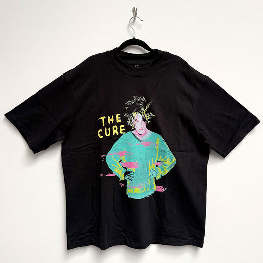 Cure - Beach Party Tour '86 Boxy Fit (Black) XL [T-Shirt]
