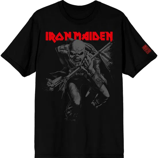 Iron Maiden - 50 Trooper Crop Grey (Black) Medium [T-Shirt]