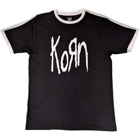 Korn - Logo Ringer (Black) XXL [T-Shirt]