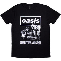 Oasis - Cigs and Alcohol Ill. Mono (Black) XL [T-Shirt]