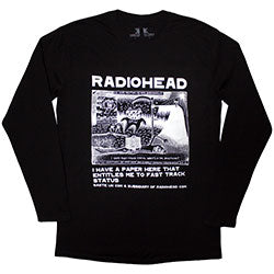 Radiohead - Ice Caps (Black Ls) XL [T-Shirt]