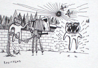 Radiohead - Despot (White) Medium [T-Shirt]