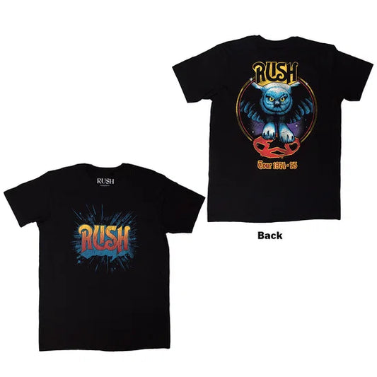 Rush - Tour 74-75 (Black) Large [T-Shirt]