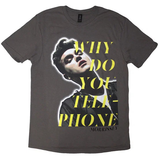 Morrissey - Why Do You Telephone (Charcoal) XL [T-Shirt]