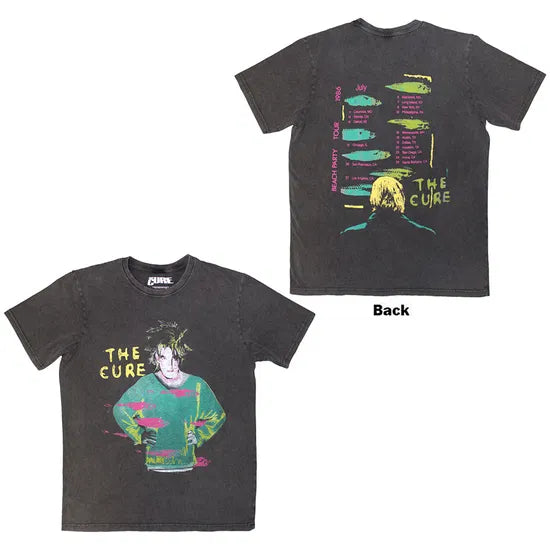 Cure - Beach Party Tour '86 (Charcoal) Small [T-Shirt]
