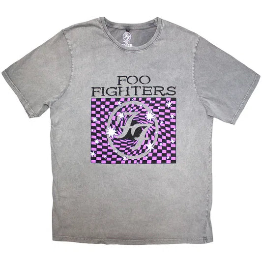 Foo Fighters - Ff 4 Stonewash (Charcoal) Medium [T-Shirt]