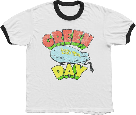 Green Day - Bad Year Blimp (White) Small [T-Shirt]