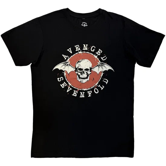 Avenged Sevenfold - Deathbat Red Circle (Black) Medium [T-Shirt]