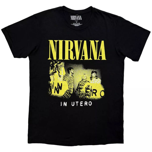 Nirvana - In Utero Band Photo (Black) Large [T-Shirt]