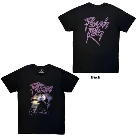 Prince - Purple Rain Outline (Black) Small [T-Shirt]