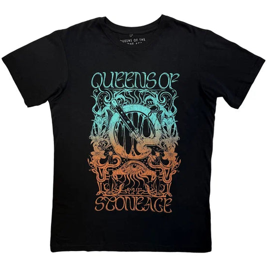 Queens Of The Stone Age - Montage (Black) Large [T-Shirt]