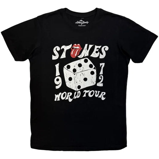 Rolling Stones - Dice Tour 72 (Black) Small [T-Shirt]