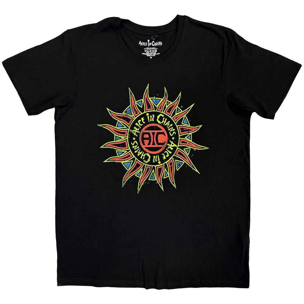 Alice In Chains - Sun Logo (Black) Large [T-Shirt]
