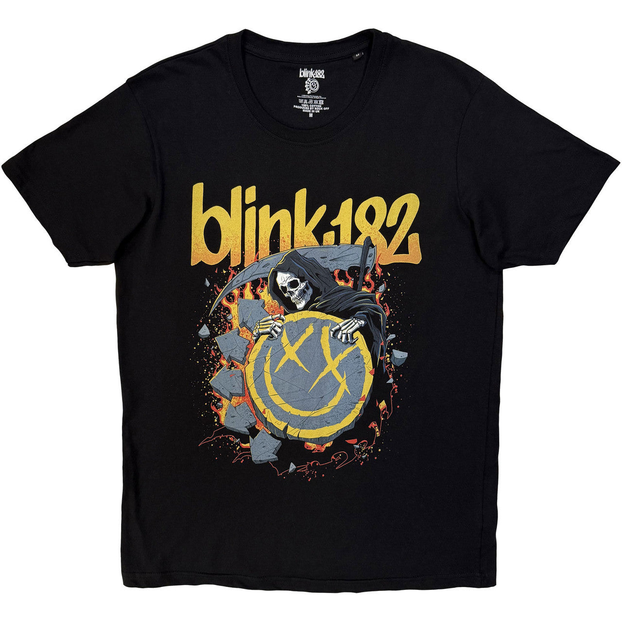 Blink-182 - Reaper Smiley (Black) Medium [T-Shirt]