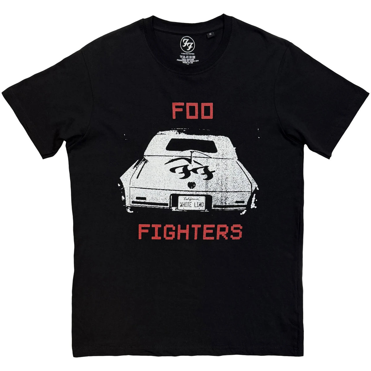 Foo Fighters - White Limo (Black) XL [T-Shirt]