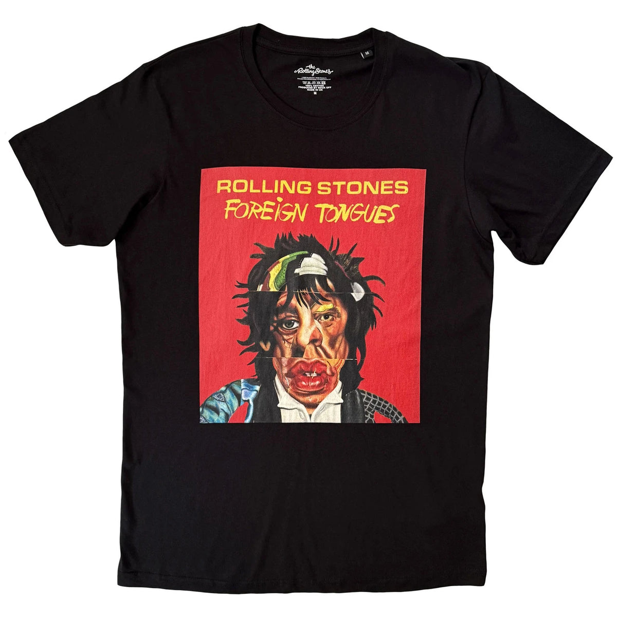 Rolling Stones - Foreign Tongues (Black) Large [T-Shirt]